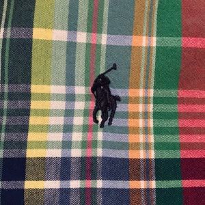 Size 10 Women’s Ralph Lauren plaid button down.